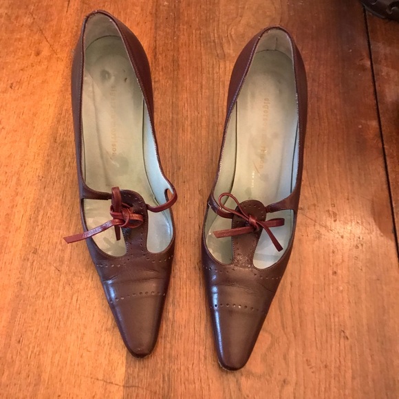 Sigerson Morrison leather pointed toe pumps - Picture 2 of 5